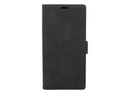 Aetheria capa de Celular Flip de Couro Pu com Porta cartões para Samsung S23 Ultra Preto (fivela Lateral)