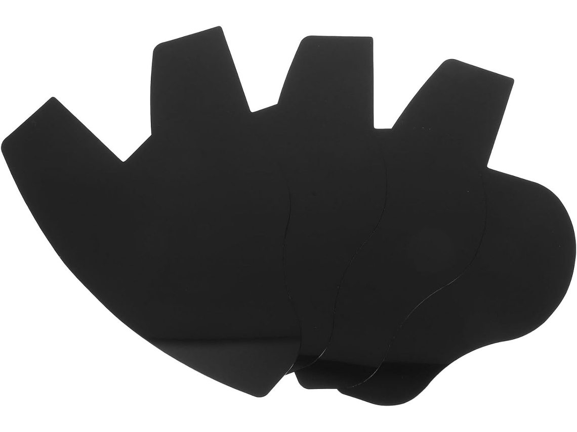 Aplicador de contas para barba em PVC preto para homens, pacote com 4 unidades, Simple Tools