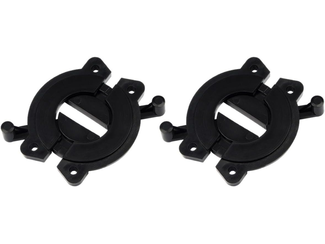 Conector De Mesa 2 Peças Fixador Móveis Em Abs Para