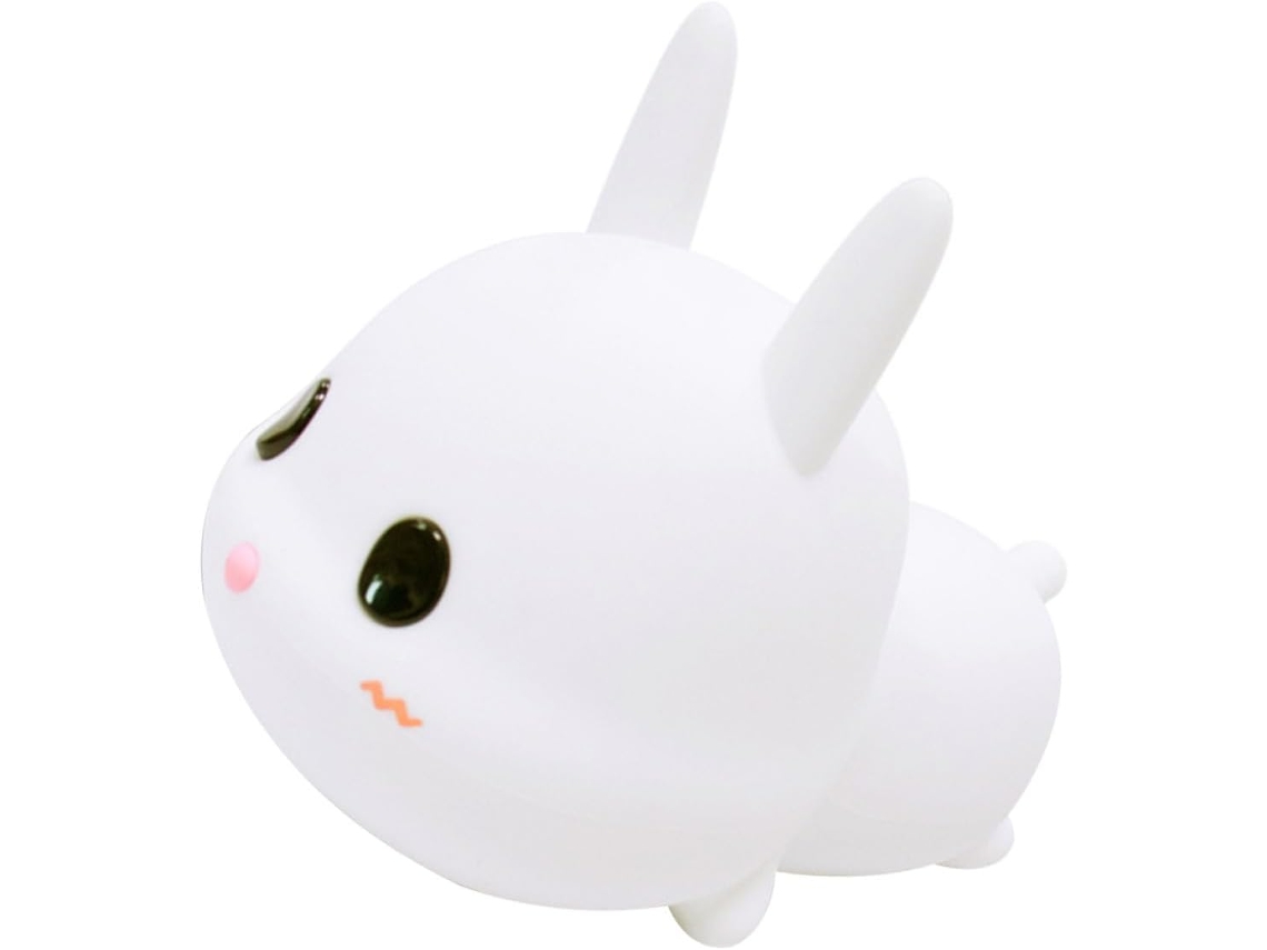 Luminária Noturna Coelho, Lâmpada de Silicone, Recarregável Via Usb, Bateria de 1200 Mah, Decoração Adorável SFUSHOS