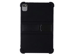 Capa Blackview Oscal Pad 10, capa de silicone à prova de choque com suporte para tablet Blackview Oscal Pad 10, preta