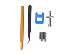 Conjunto De Ferramentas Modelo (9-em-1 Universal, Esquema De Cor Dourada)