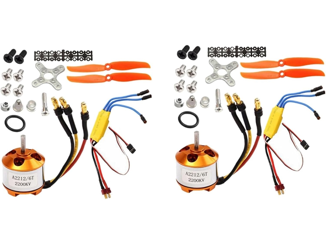 Hélices SFUSHOS para aeromodelismo, kit com 2 hélices 6035 e protetor