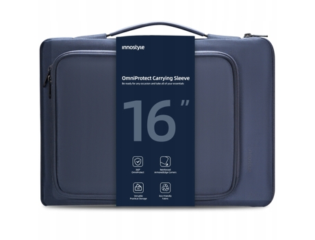 Bolsa para laptop Innostyle de 15, 6 e 16 polegadas, ecológica, à prova d'água e totalmente protetora.