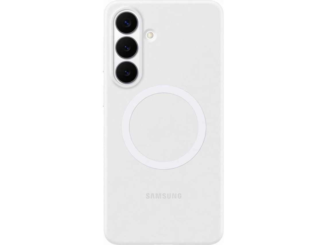 Capa SAMSUNG Silicone Magnética Galaxy S26+ (Branco)