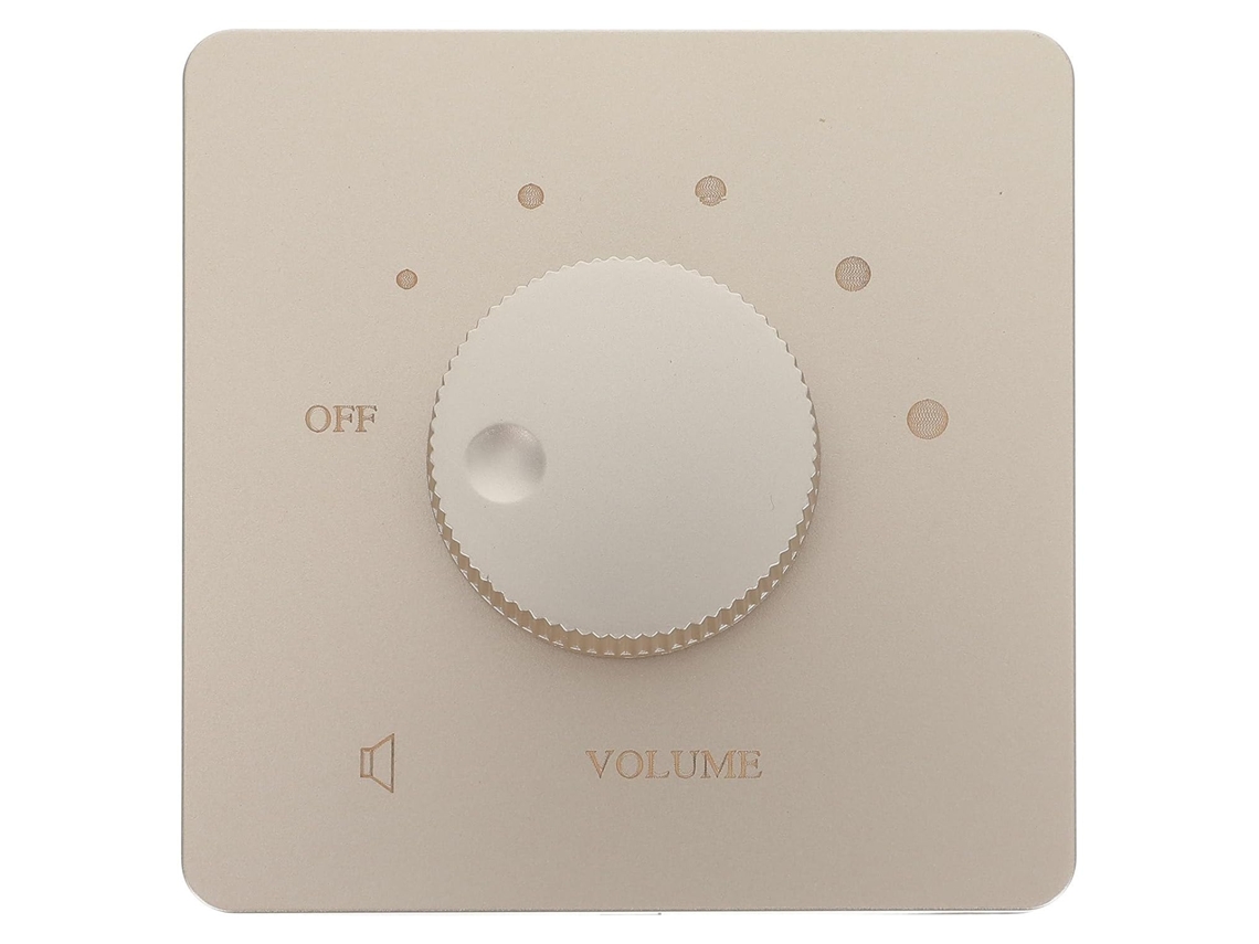 Painel De Controle De Volume De Parede Tipo 86 Com Ajuste De Tom De 5 Níveis