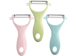 Conjunto De 3 Descascadores Universais, Descascador De Legumes Em Aço Inoxidável, Descascador De Cozinha Para Frutas E Batatas
