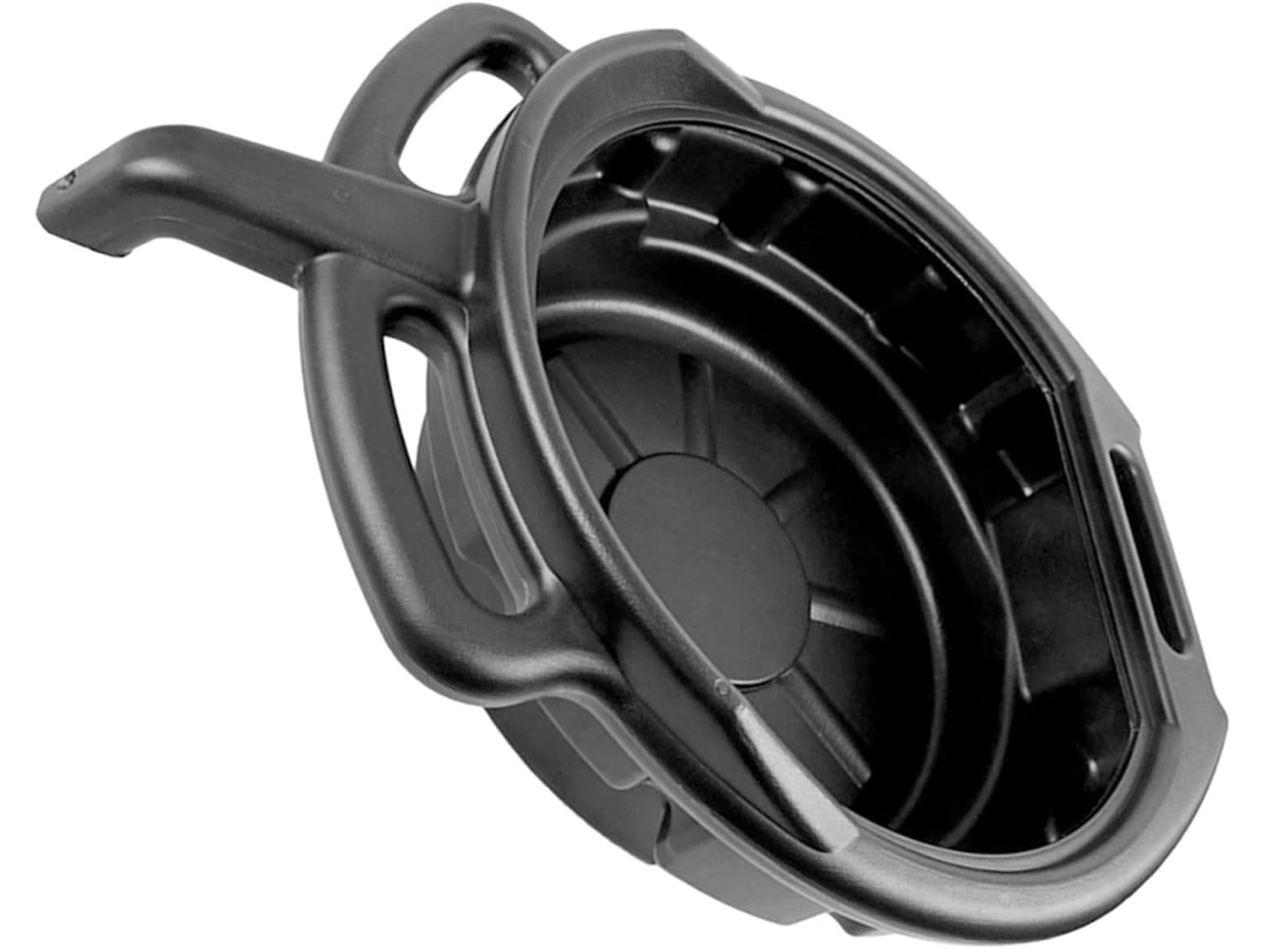 Bandeja Coletora De Óleo De Motor Em Pe Preto De 10 Litros, Fácil De Usar.