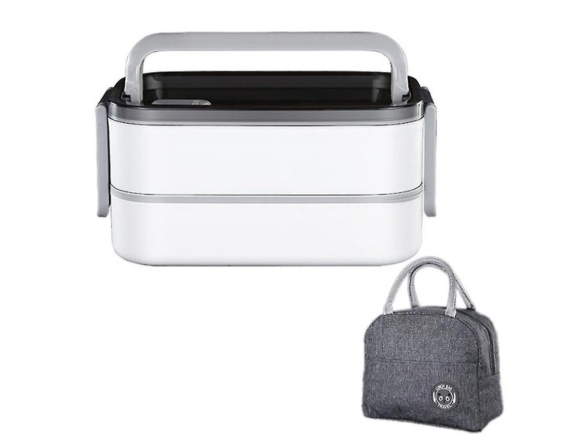 Caja de Almuerzo de Acero Inoxidable Con Calentamiento Aislada Bento Multifuncional Con Compartimentos