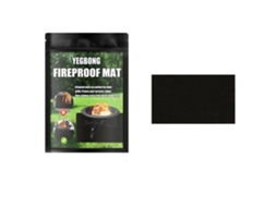 Tapete de proteção solar preto para varandas e jardins, resistente ao fogo e ao calor LAXISCREED