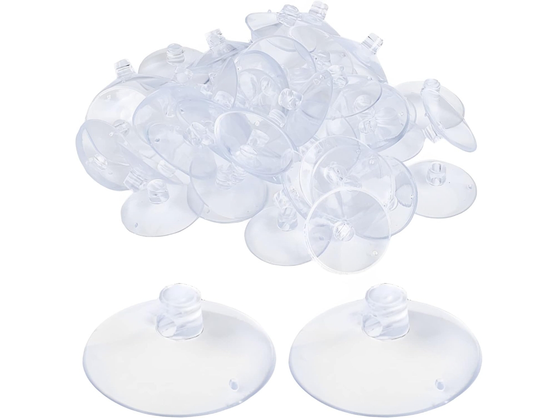 Ventosas De Vidro Com Furo 1, 2 Polegadas, Almofadas Adesivas De Pvc Transparente, Ventosas Pequenas Para Fixação Em