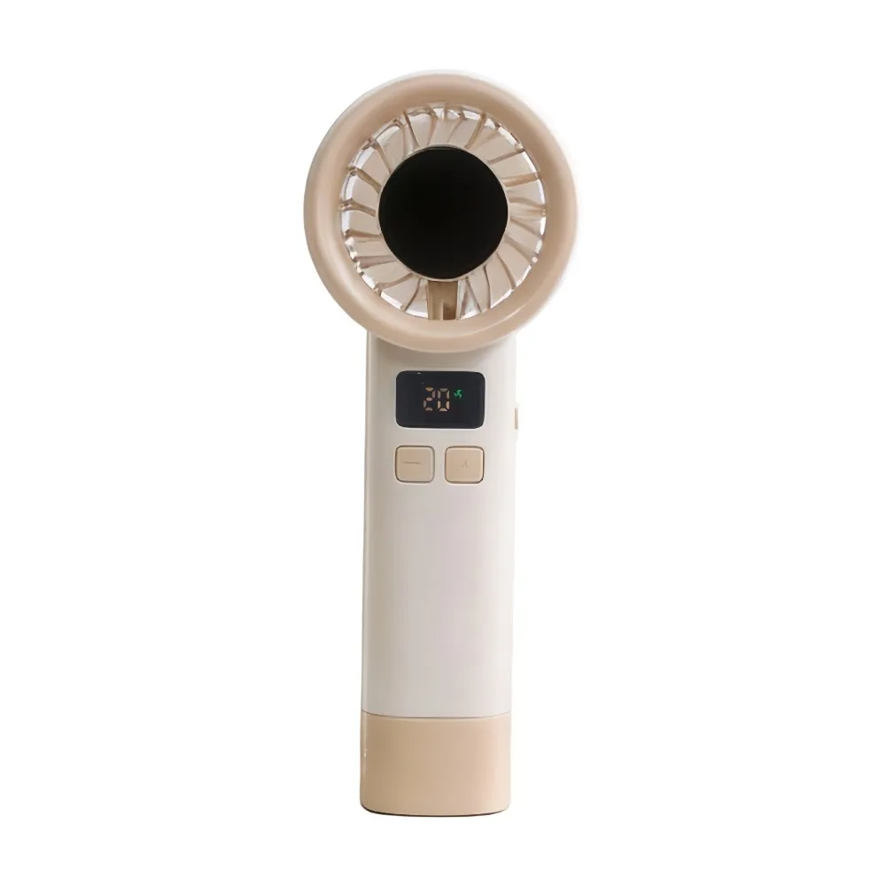 Ventilador Portátil MDUG com 199 velocidades, visor digital led e recarregável Usb