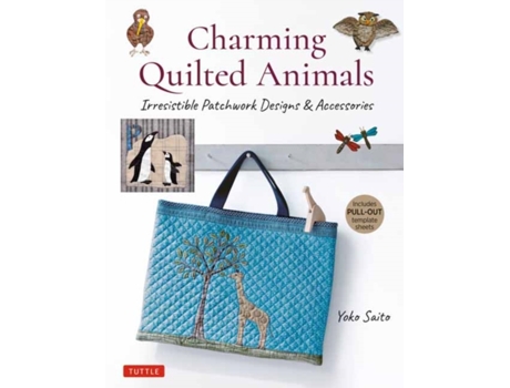 Livro charming quilted animals de yoko saito (inglês)