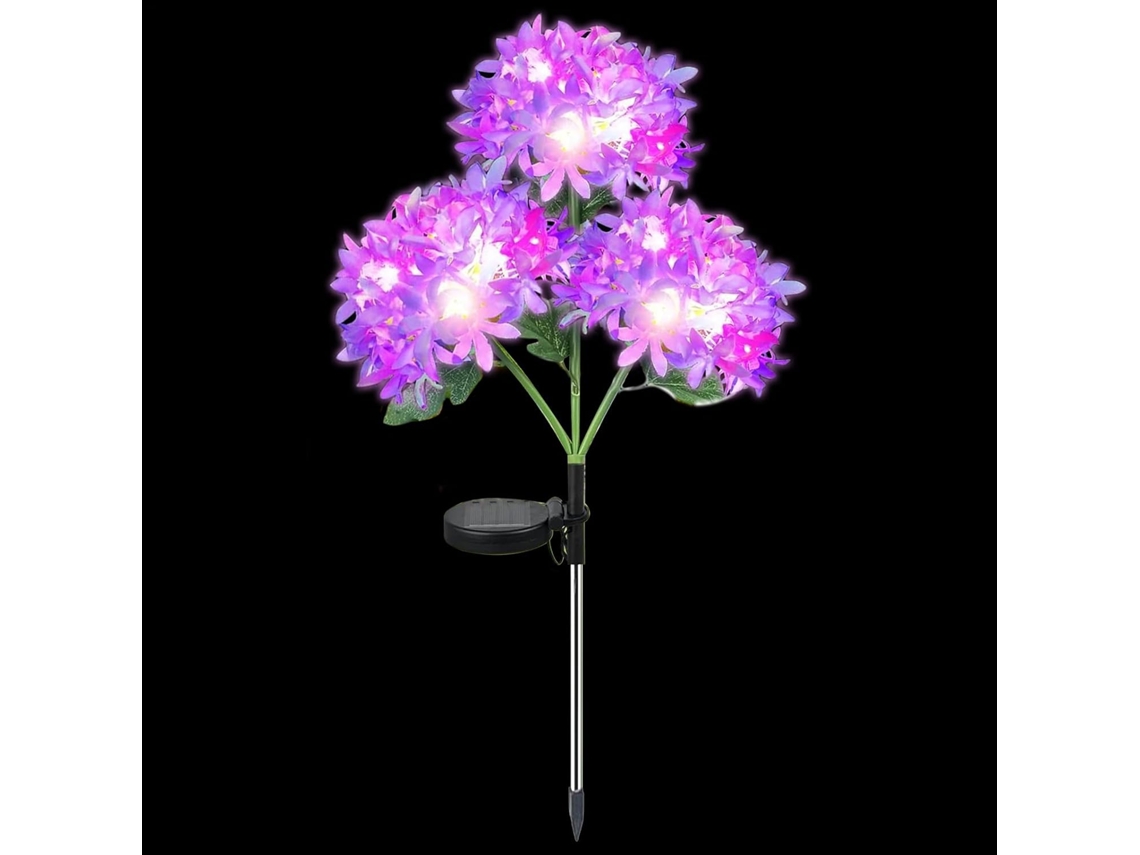 Flores Solares À Prova D'água Para Exterior