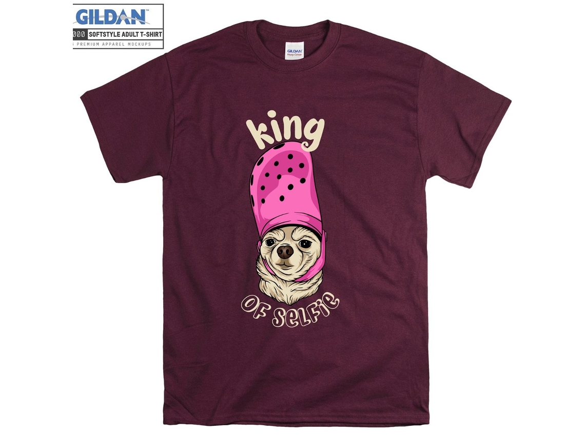 T-shirt Rockinstone King Of Selfie Cat Slipper（xl）