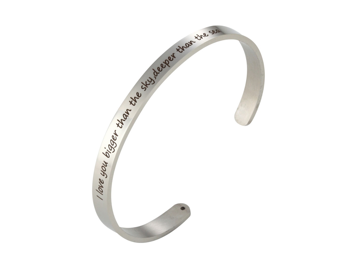 Pulseira Open Cuff Decorativa Presente Para Mulheres