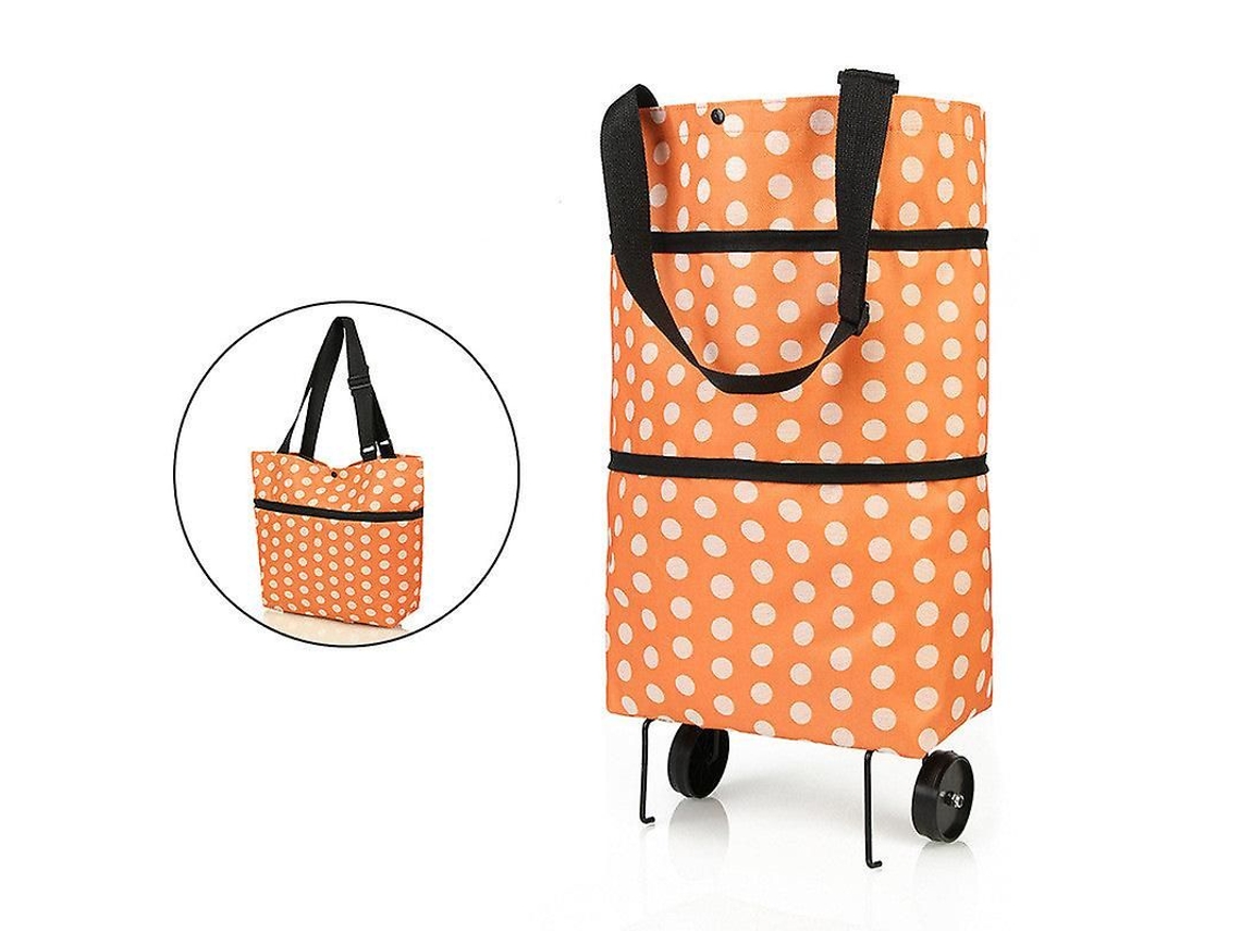 Carrinhos de Compras Dobráveis, Sacolas de Compras Reutilizáveis ​​com Rodas GOKOCO