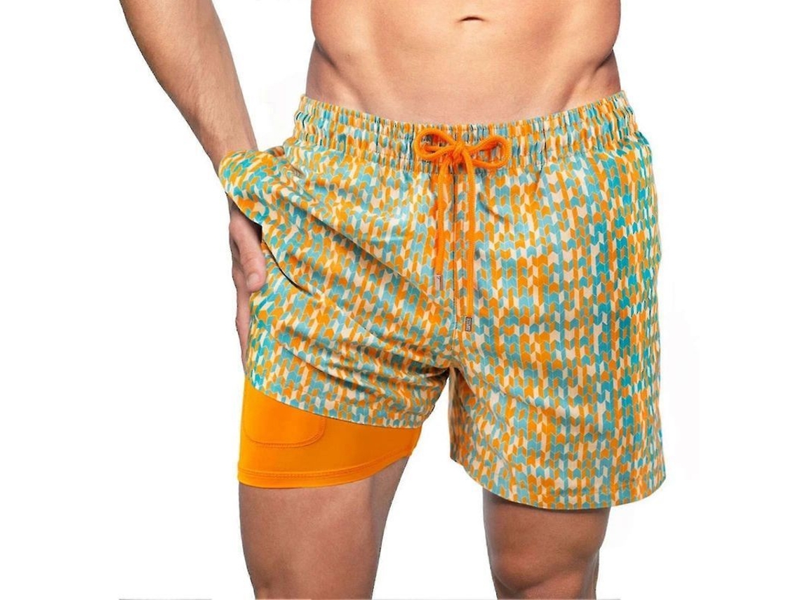 Calcinha De Praia Masculina Quick Dry Com Bolso 15
