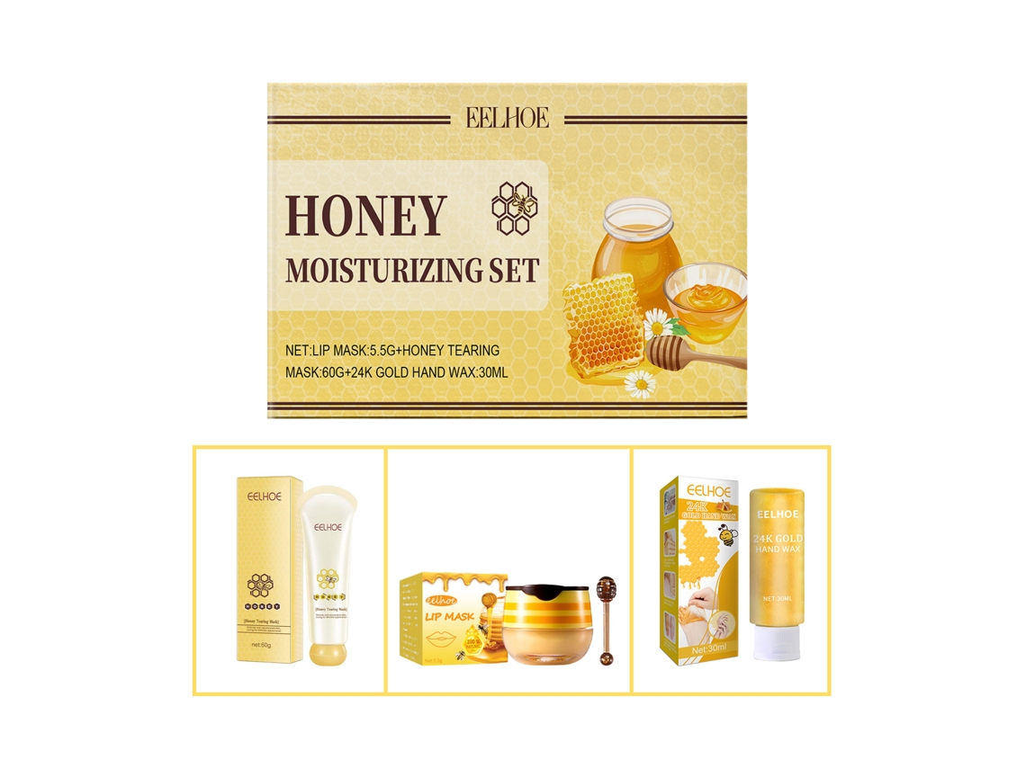Kit Honey Hidratante e Exfoliante para Cuidado da Pele LAXISCREED