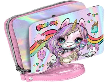 Carteira POOPSIE SLIME SURPRISE Magic pequena (Rosa - 9x12.5x3cm)