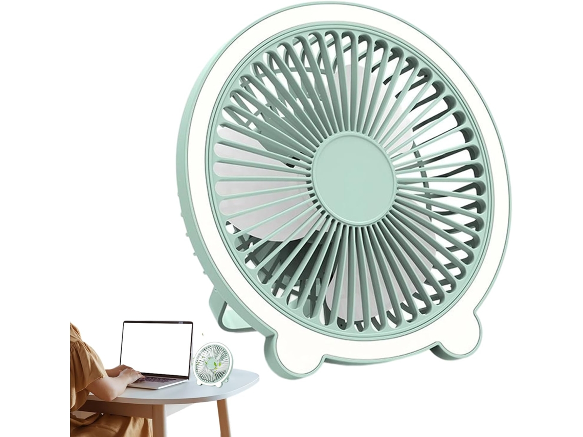 Mini Ventilador De Clipe Com 3 Velocidades, Silencioso E Recarregável.