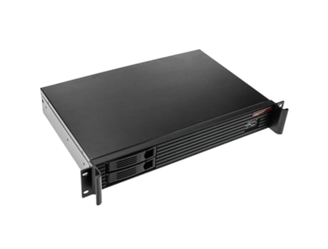 Caixa de rack 19 IPC mini-ITX 1.5U 2x3,5 ou 2x2,5 profundidade 280 mm  RACKMATIC