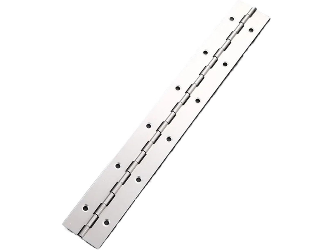 Conjunto De 2 Dobradiças Contínuas Piano 6 A 20 Polegadas, Com Ângulo