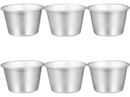 Conjunto de 6 bolas de boliche redondas de alumínio, antiaderentes.