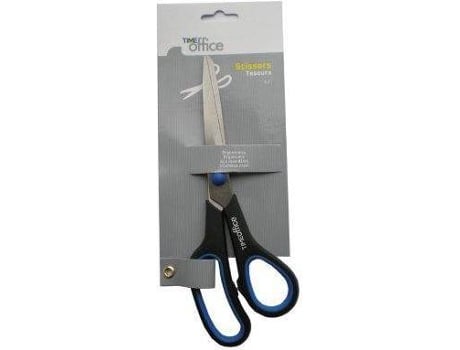 Tesoura TIMEOFFICE 8,5 (Preto e Azul)