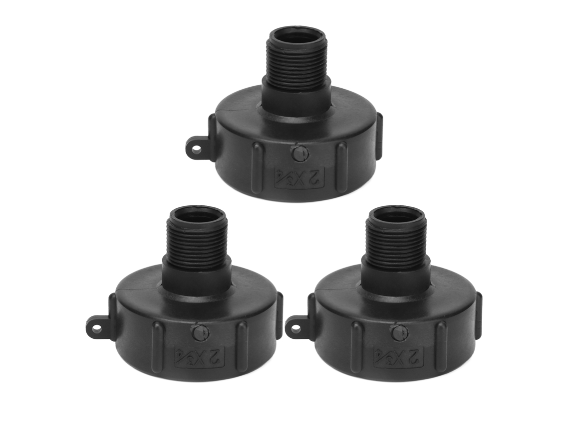 Laxiscreed Conector Para Tanque Ibc Em Abs Com Rosca G3/4, Adaptador De Dreno