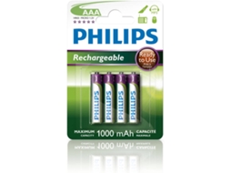 Pilhas Recarregáveis  PHILIPS R03B4RTU10/10