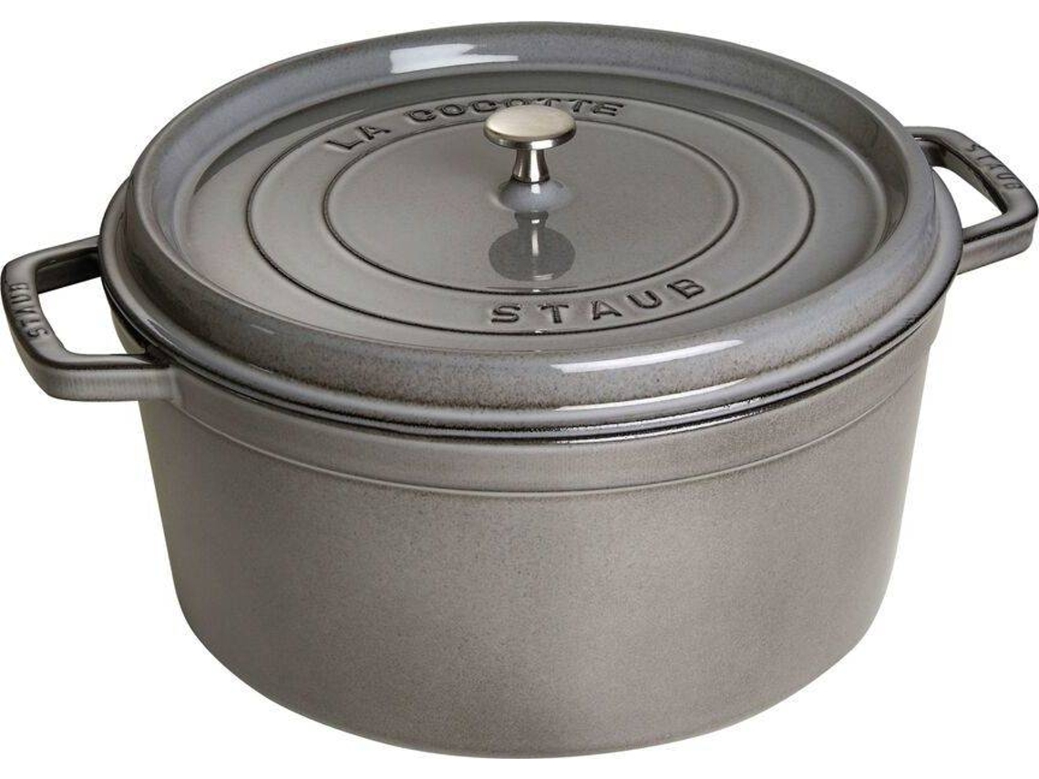 Caçarola STAUB (Cinzento - Ferro Fundido - 34 cm)