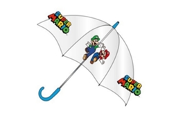 Guarda-chuva Infantil Transparente Super Mario E Luigi, 75 Cm 86745
