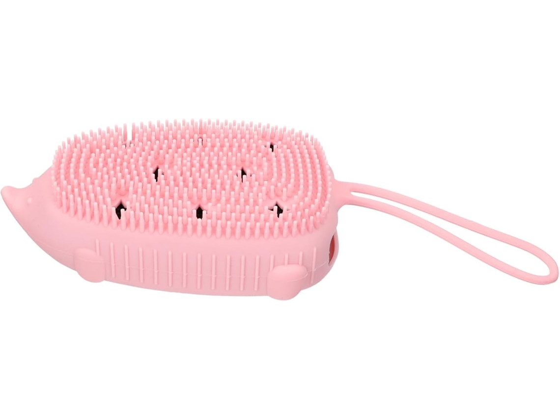 Escova De Silicone Esfoliante Dupla Face Para Banho