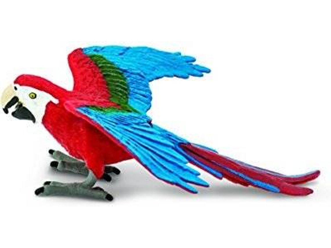 Figura de Brincar SAFARI. Arara-de-asa-verde