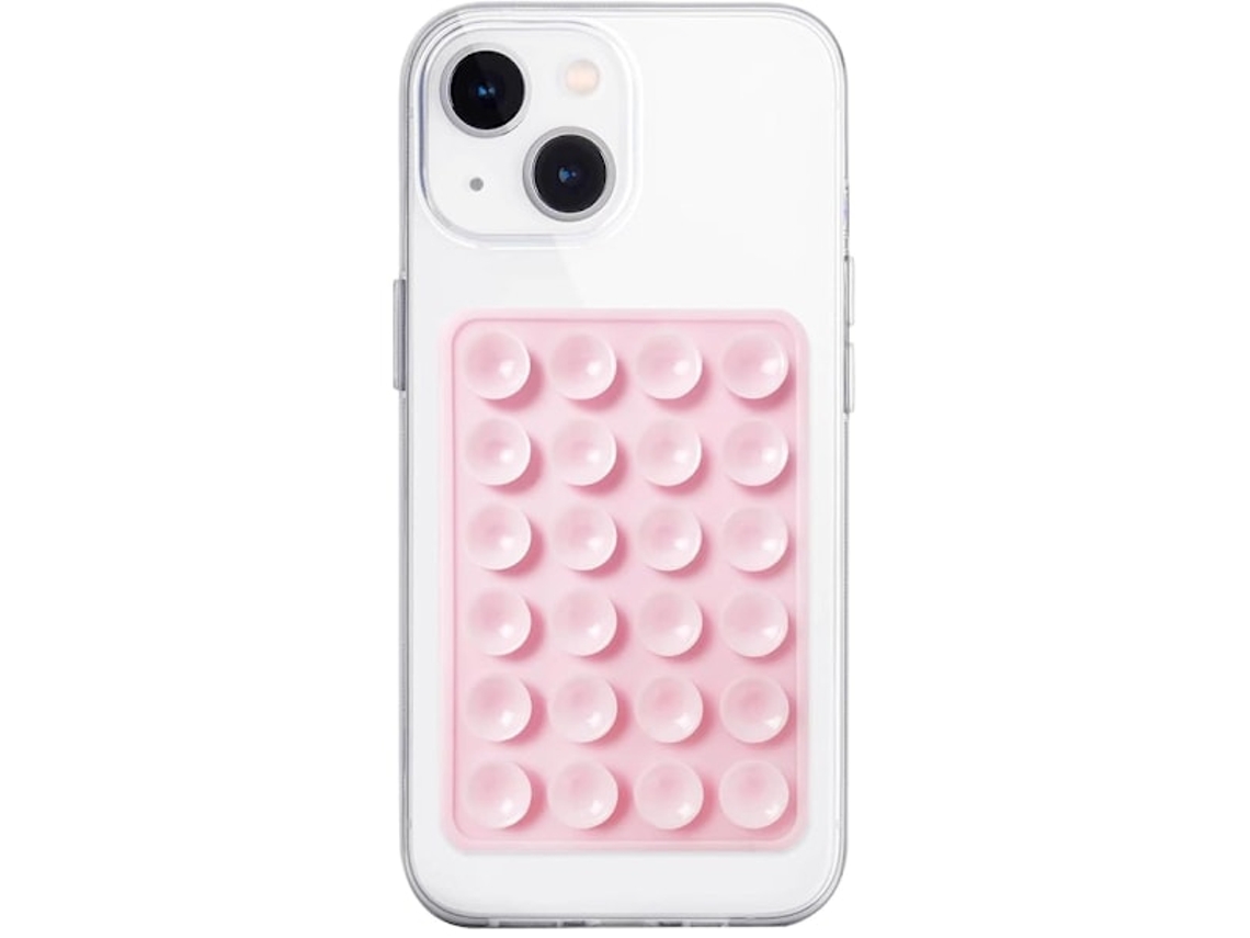 Suporte Para Celular Com Ventosa - Rosa
