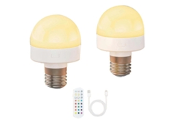 Lâmpadas Recarregáveis ​​com Controle Remoto Lâmpadas E26 A Pilhas Para Luminárias De Parede Não Fixas, Luminárias Pendentes Brilvibera