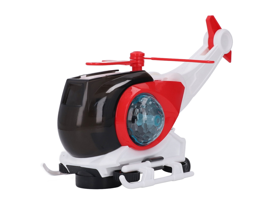 Primerox brinquedo de Avião Transformável Elétrico com Luz e Música para Crianças Red