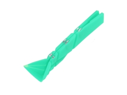 Colher De Medida Silicone Magnética 3 Em 1 Fundo Plano Verde