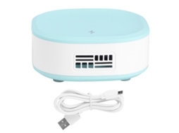 Mini Purificador De Ar Portátil Para Carro, Filtragem De Íons Negativos, Purificação De Ar, Remoção De Formaldeído (azul)