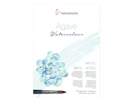 Bloco Aguarela Agave HAHNEMUHLE 290Gr A4 12 Folhas