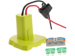 Conector De Alimentação Do Adaptador De Bateria Para Roda Motriz Diy