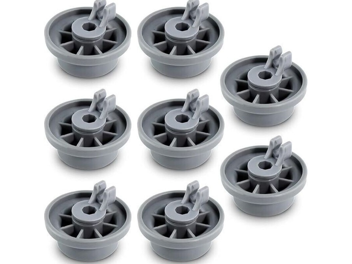 Conjunto de 8 Rodízios de Reposição Duráveis para Lava louças 165314 AQUAFORGE (para o Cesto Inferior)