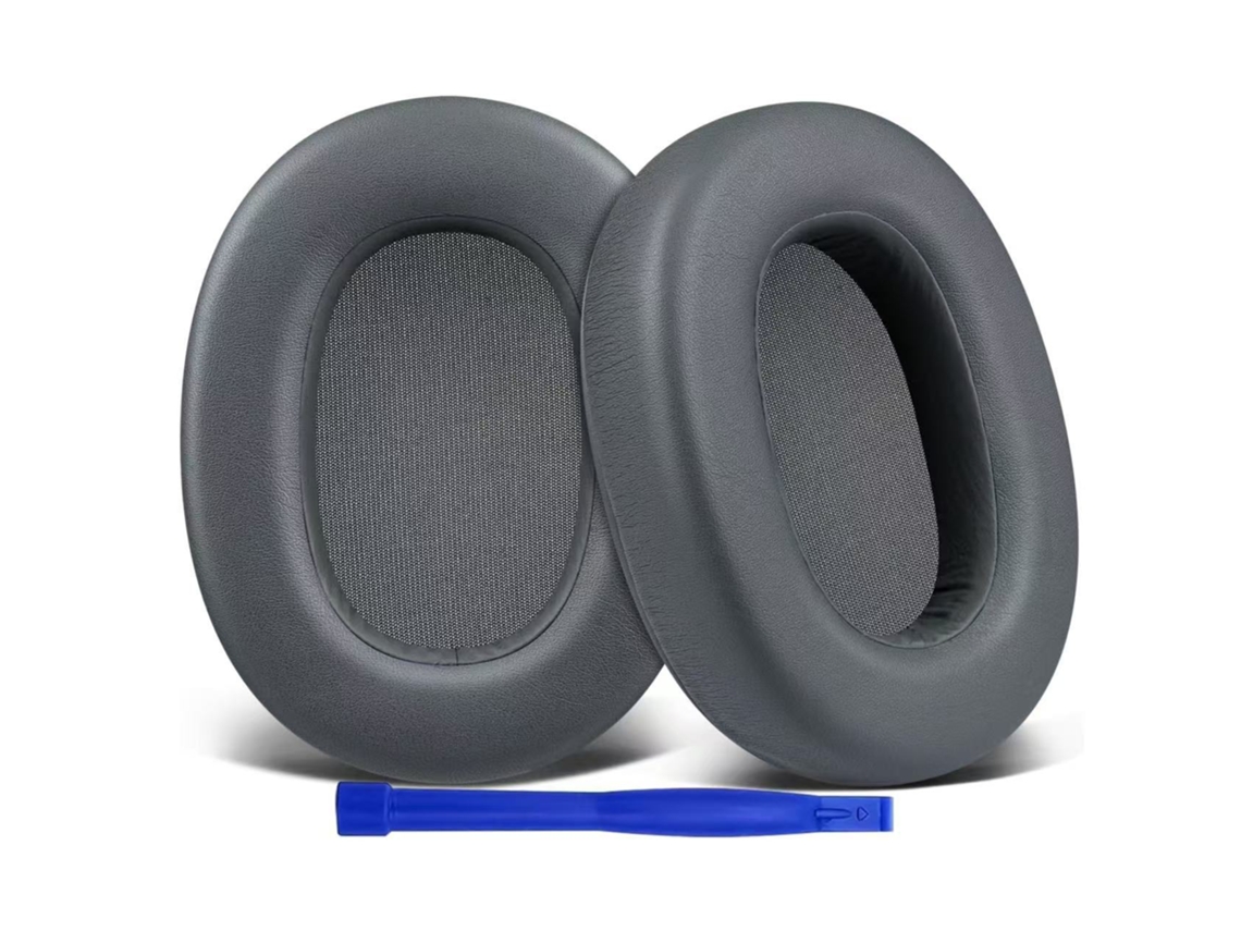 Almofadas de Substituição HEXINYIGJLY para Sony Wh ult900n, em Pele Macia com Espuma de Absorção Sonora Cinza