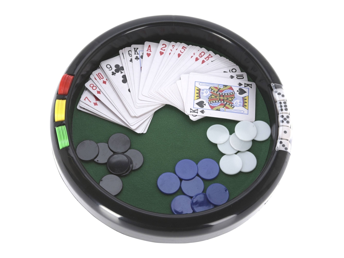 Formato Redondo Do Jogo Casino em Pp 41 5X41 5X24Cm WELLHOME
