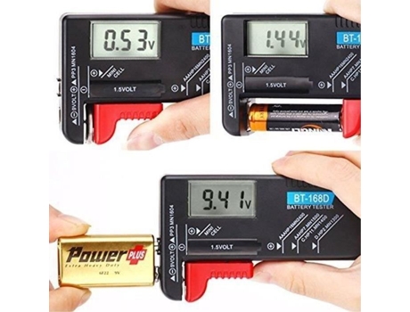 Testador De Bateria Lcd Digital Universal Para Pilhas Botão Aa/aaa/c/d/9v/1.5v Letouch