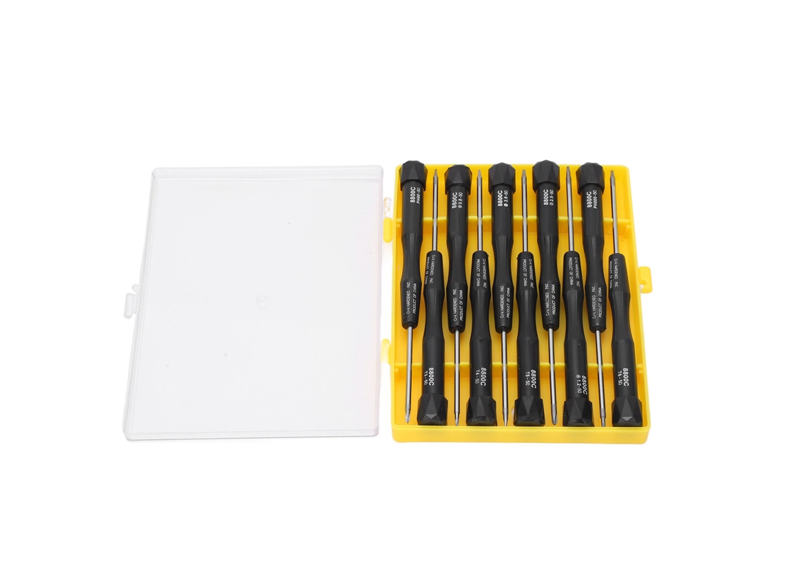 Yuru kit de Chaves de Fenda Multifuncional com Cabo Anti derrapante Magnético para Manutenção de Telefones