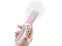 Ventilador de Mesa Pequeno Nova Line Recargável USB Portátil e Leve