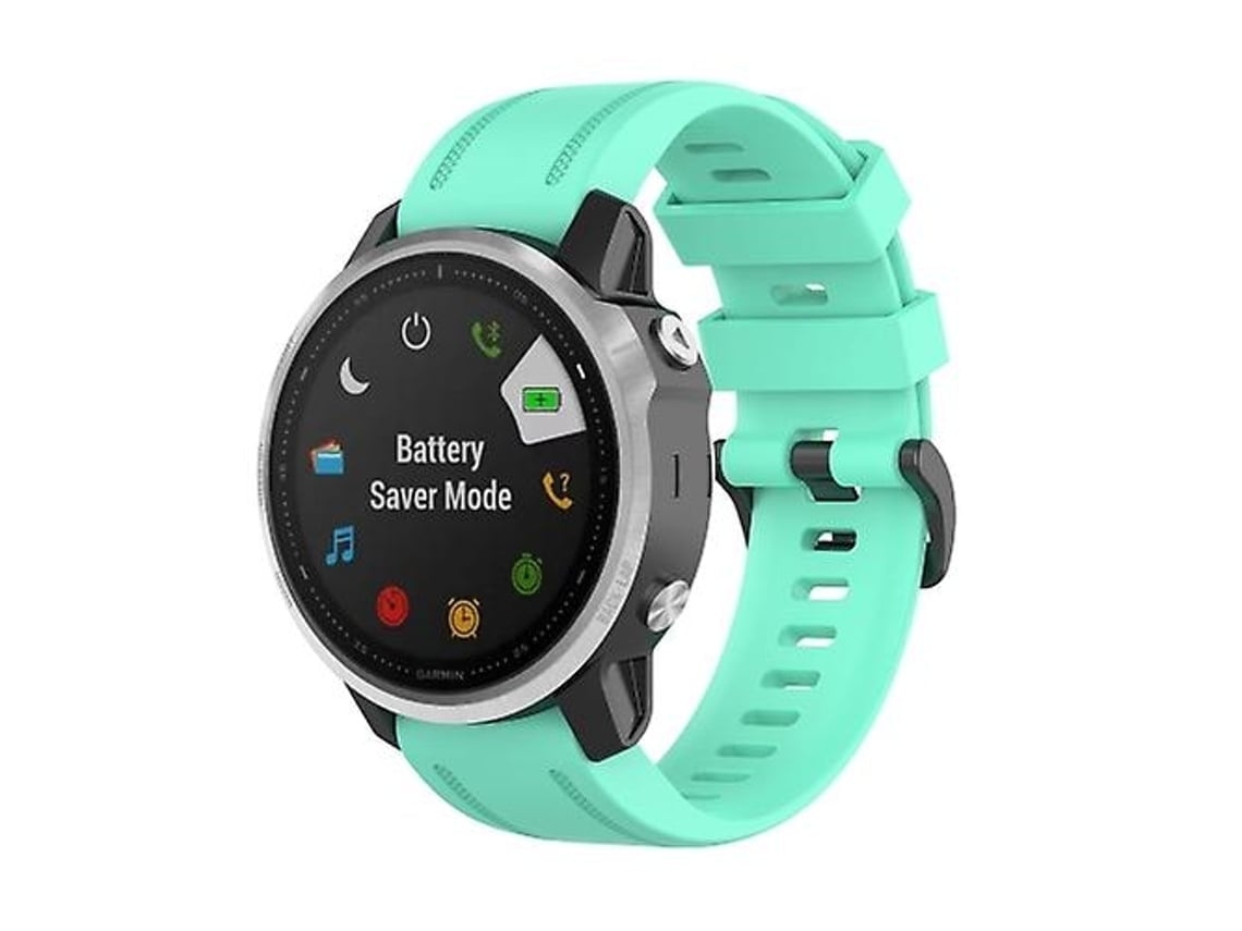Pulseira De Relógio Lurelia Para Garmin Fenix 6s 20 Mm Lake Azul