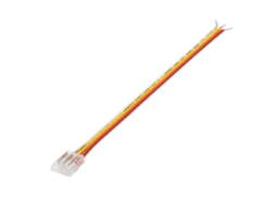 Conector Hipopótamo com Cabo para Fita Led Cct 12/24V Dc Smd Ip20 Largura 10Mm LEDKIA